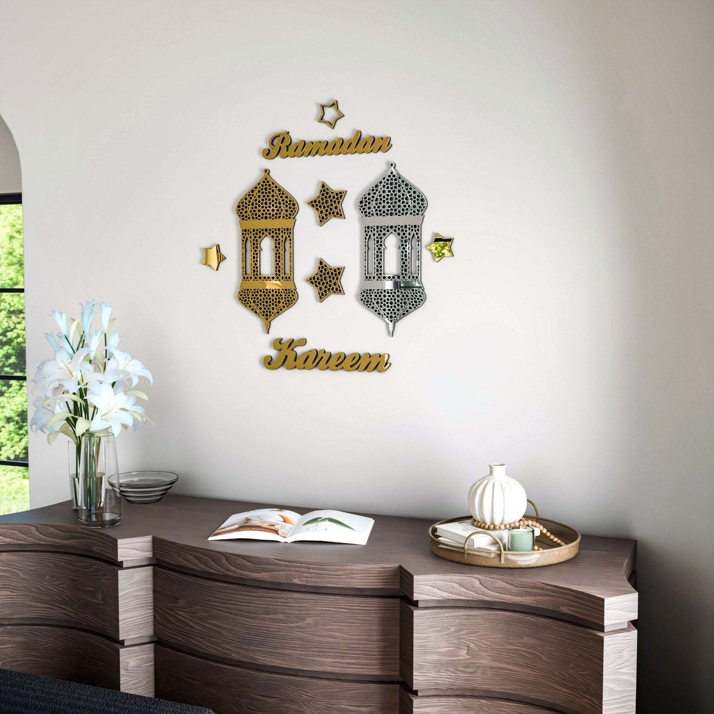 Ramadan Kareem Islamic Gift Islamic Wall Art Wooden Decor