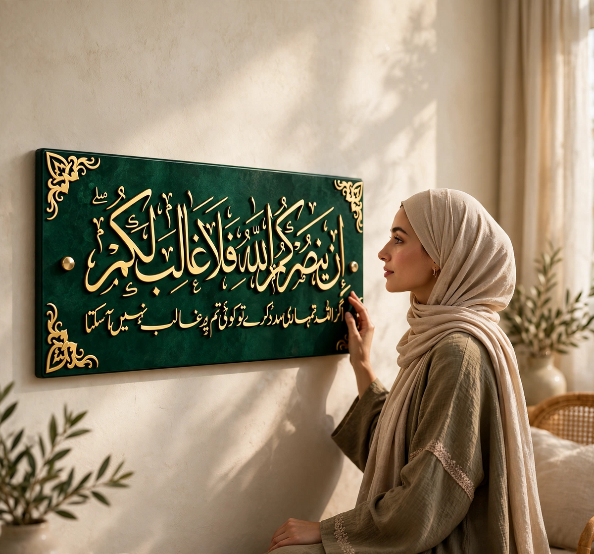 In yansurkumu Allahu fala ghaliba lakum