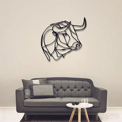 BUFFALO BULL ACRYLIC WALL DECOR SMALL