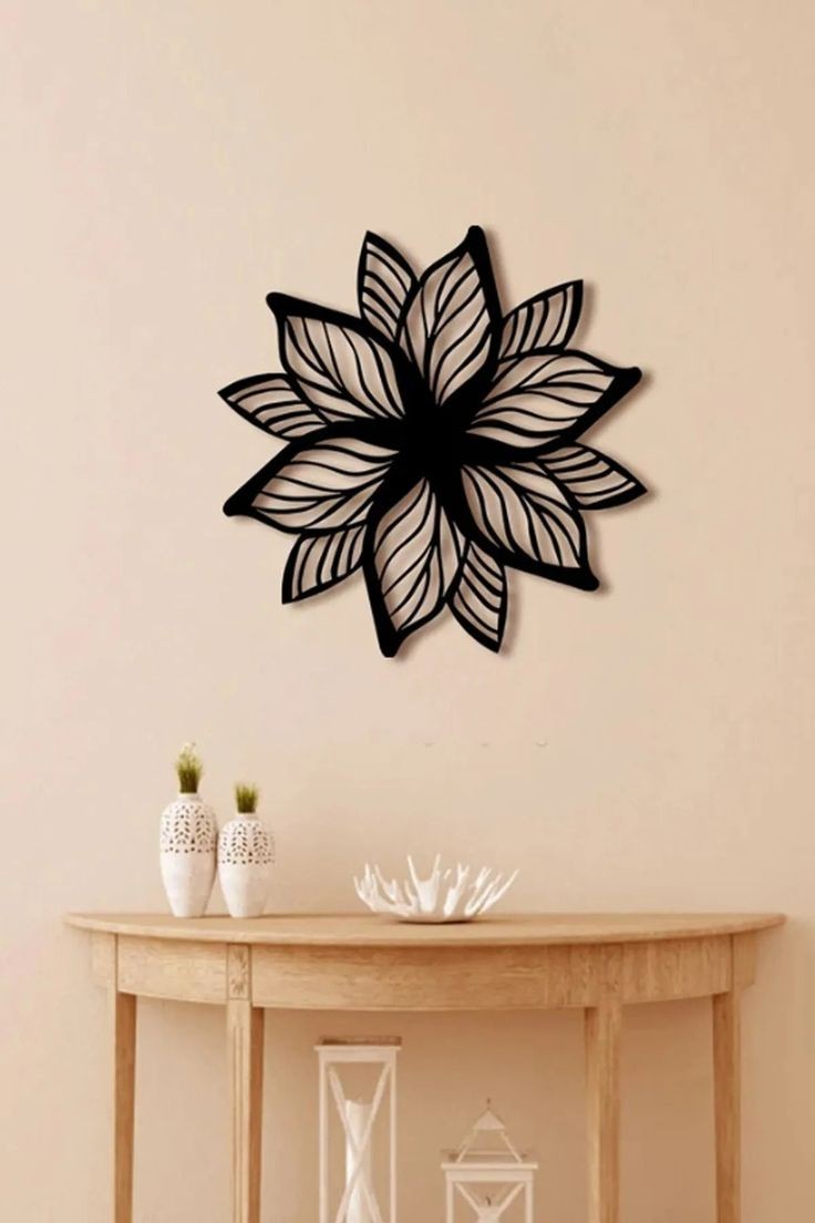 Acrylic Flower Wall Decoration Piece