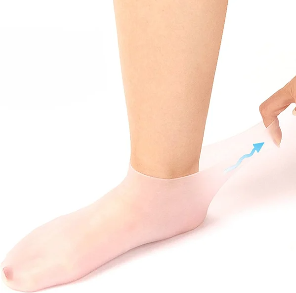 Moisturizing Foot Mask Exfoliating Silicone Socks Beach Protective Socks - 1 Pair