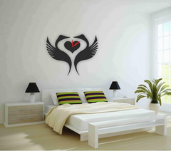 Swan Acrylic Wall Clock