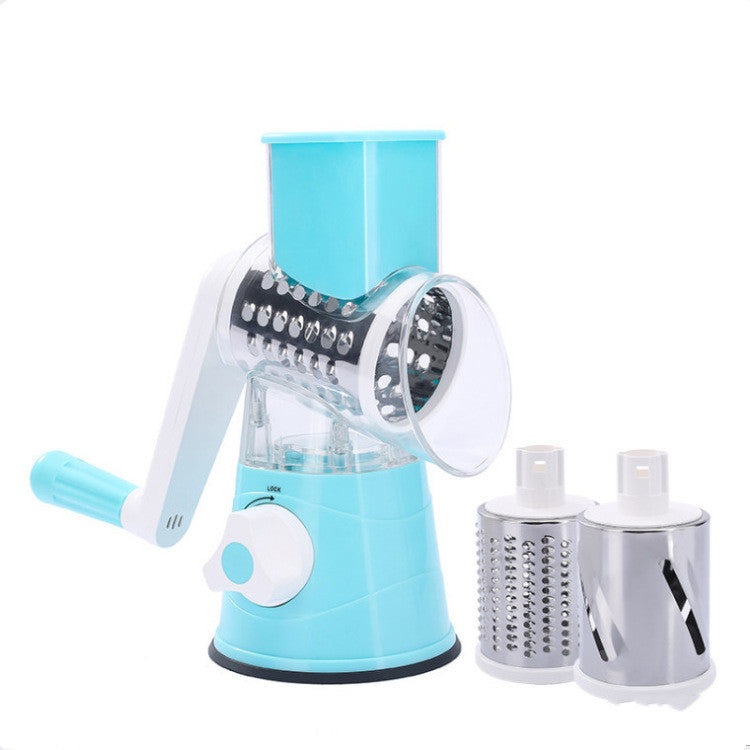 KITCHEN ROLLER VEGETABLE SLICER VERTICAL VEGETABLE CUTTER ROTARY GRATER