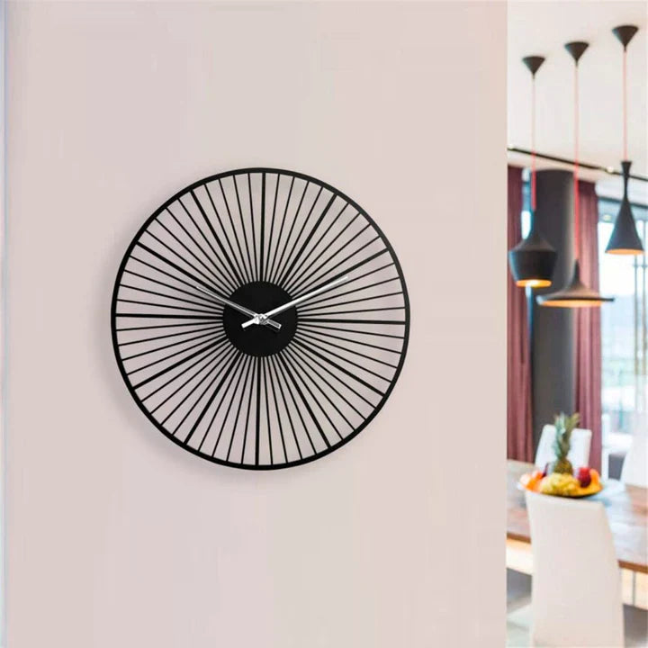 Sleek Lines 3D Wall Clock