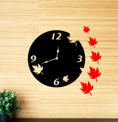 Mapple Leaves 3D Wall Clock