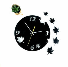 Mapple Leaves 3D Wall Clock