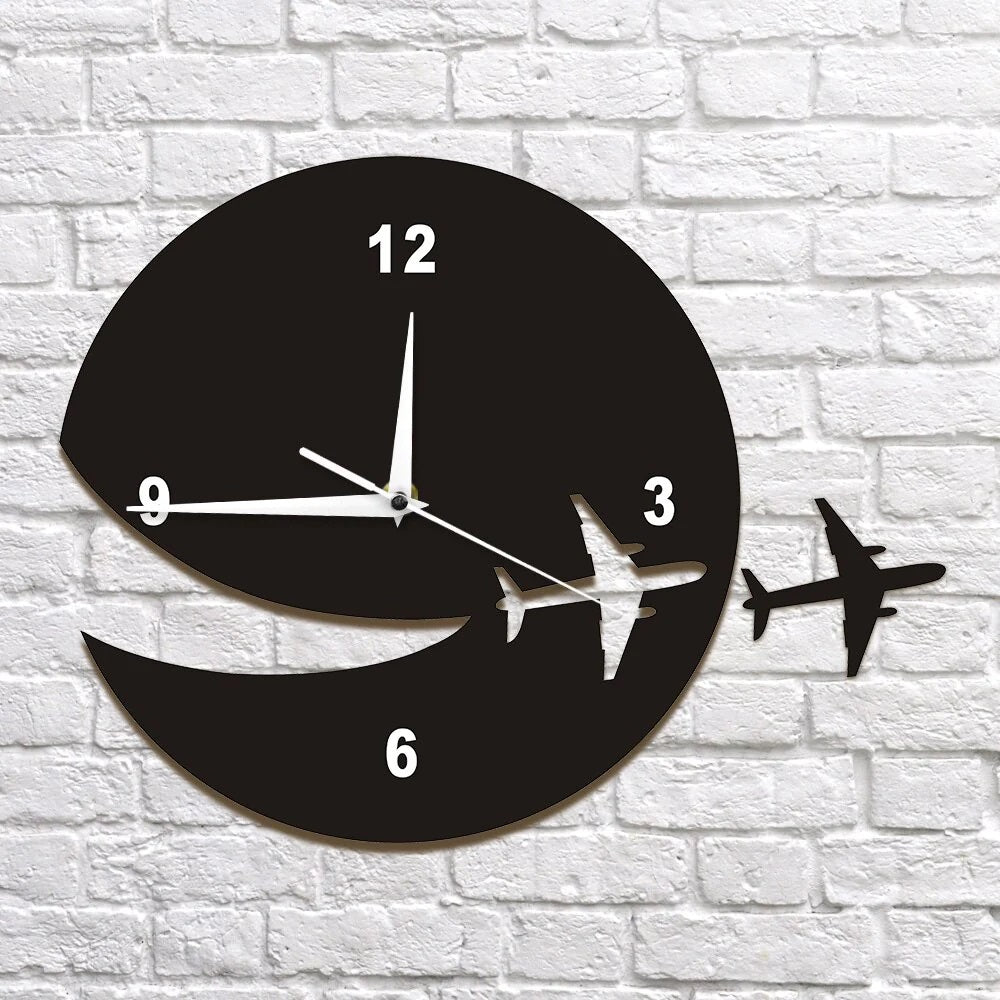 Time Flies 3D Wall Clock